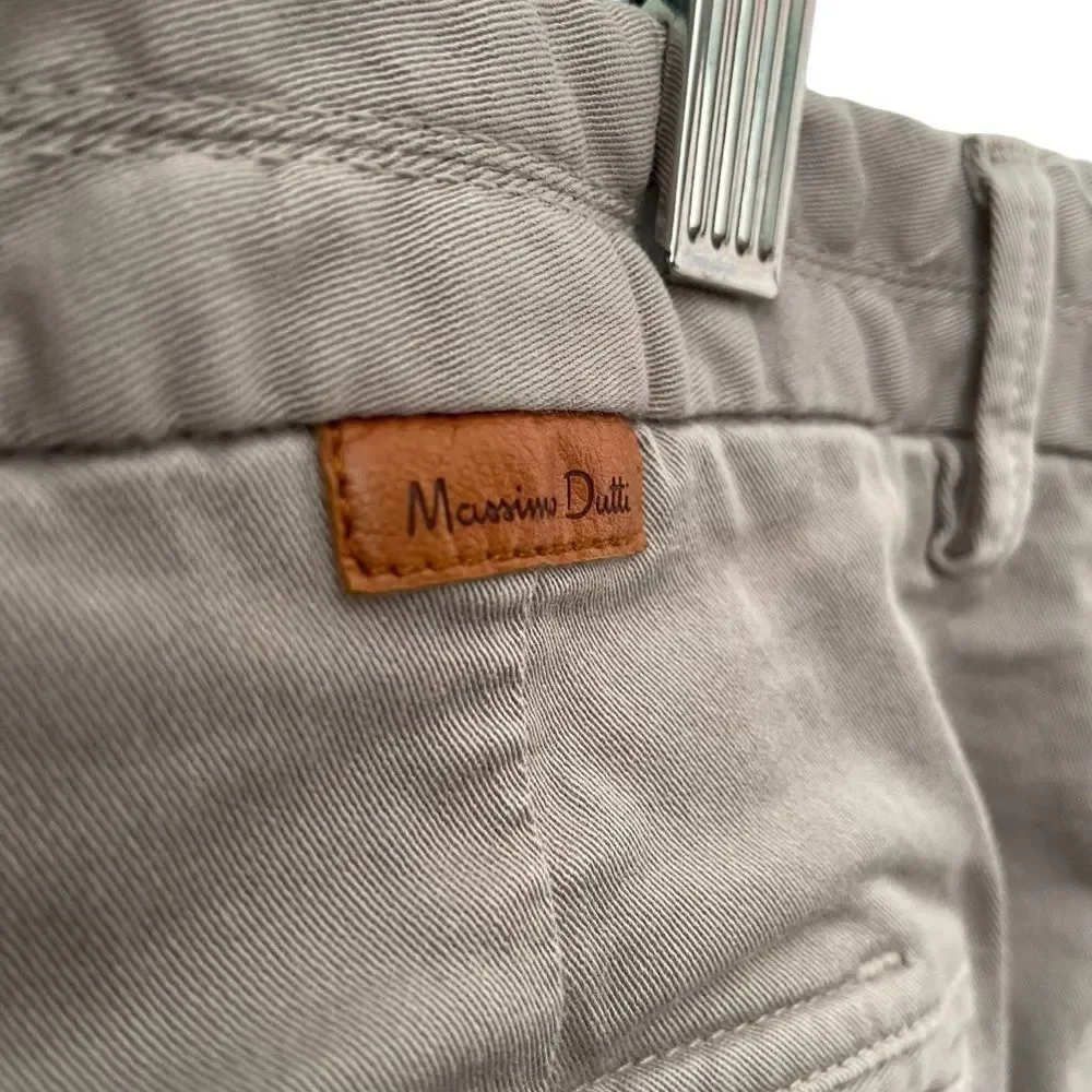 Massimo Dutti Gray Slim Fit  Pants in Men's Size US 40